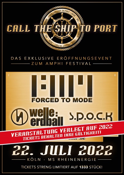 “Call The Ship To Port” – The Amphi Festival Opening-Event